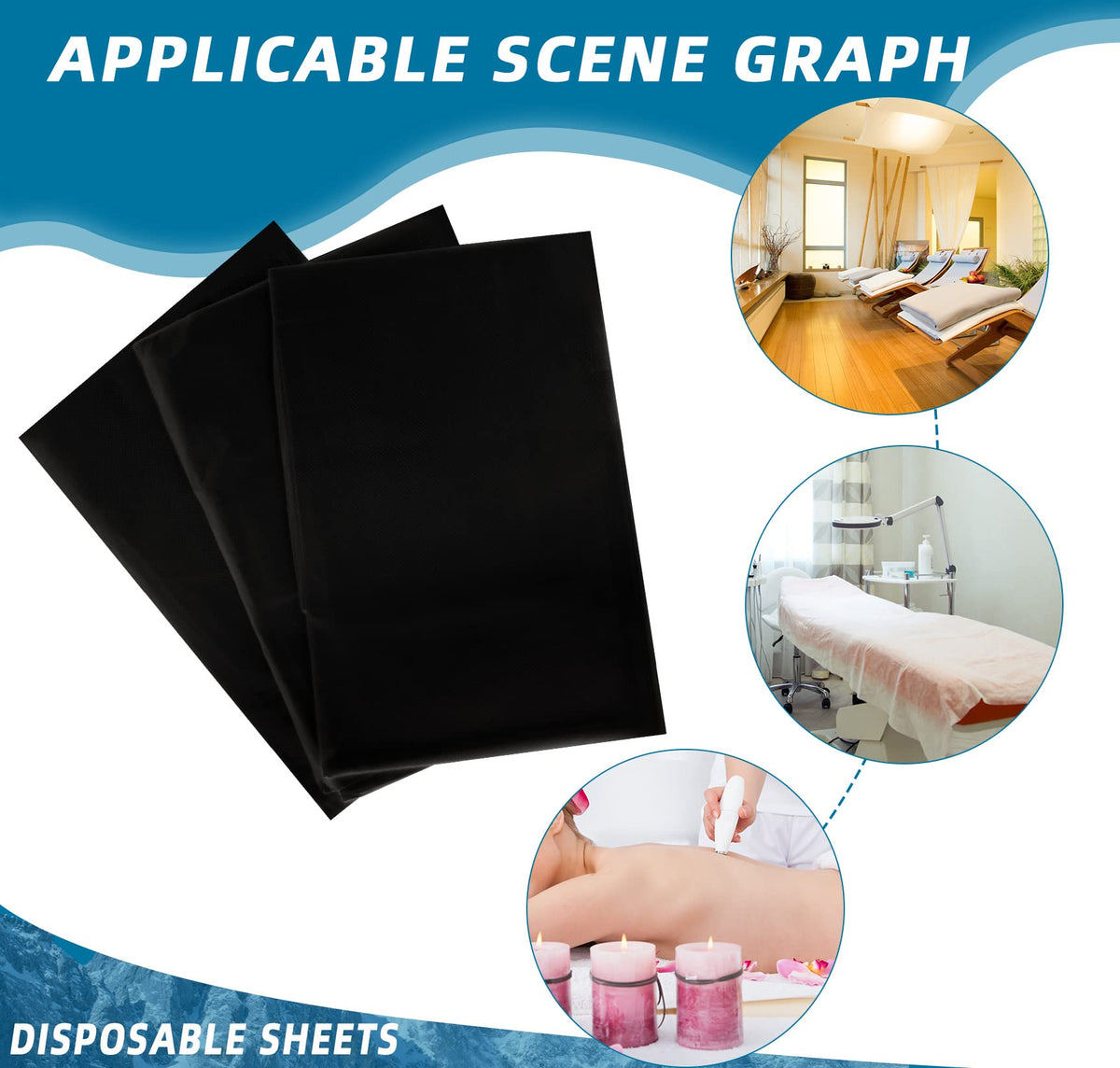 Tatuo sheet next to ruler illustrating 31 x 70 inch full coverage size