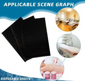 Tatuo sheet next to ruler illustrating 31 x 70 inch full coverage size
