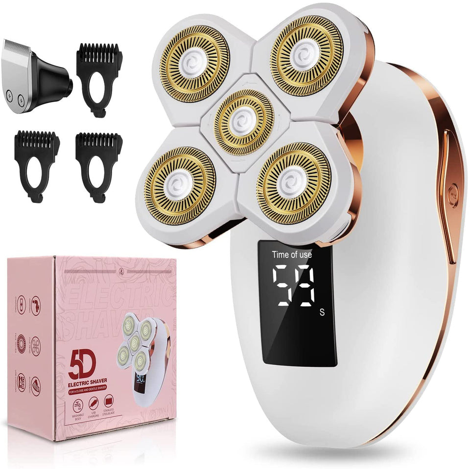 TAYAYO front view showing compact shaver and ergonomic grip for easy handling