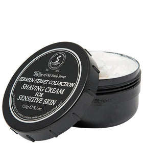 Taylor of Old Bond Street close-up of dense creamy lather on brush demonstrating cushion and smooth razor glide