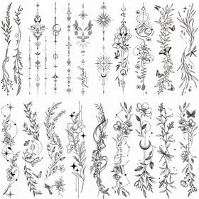 Tazimi front packaging showing 24 sheets and floral designs for easy choice