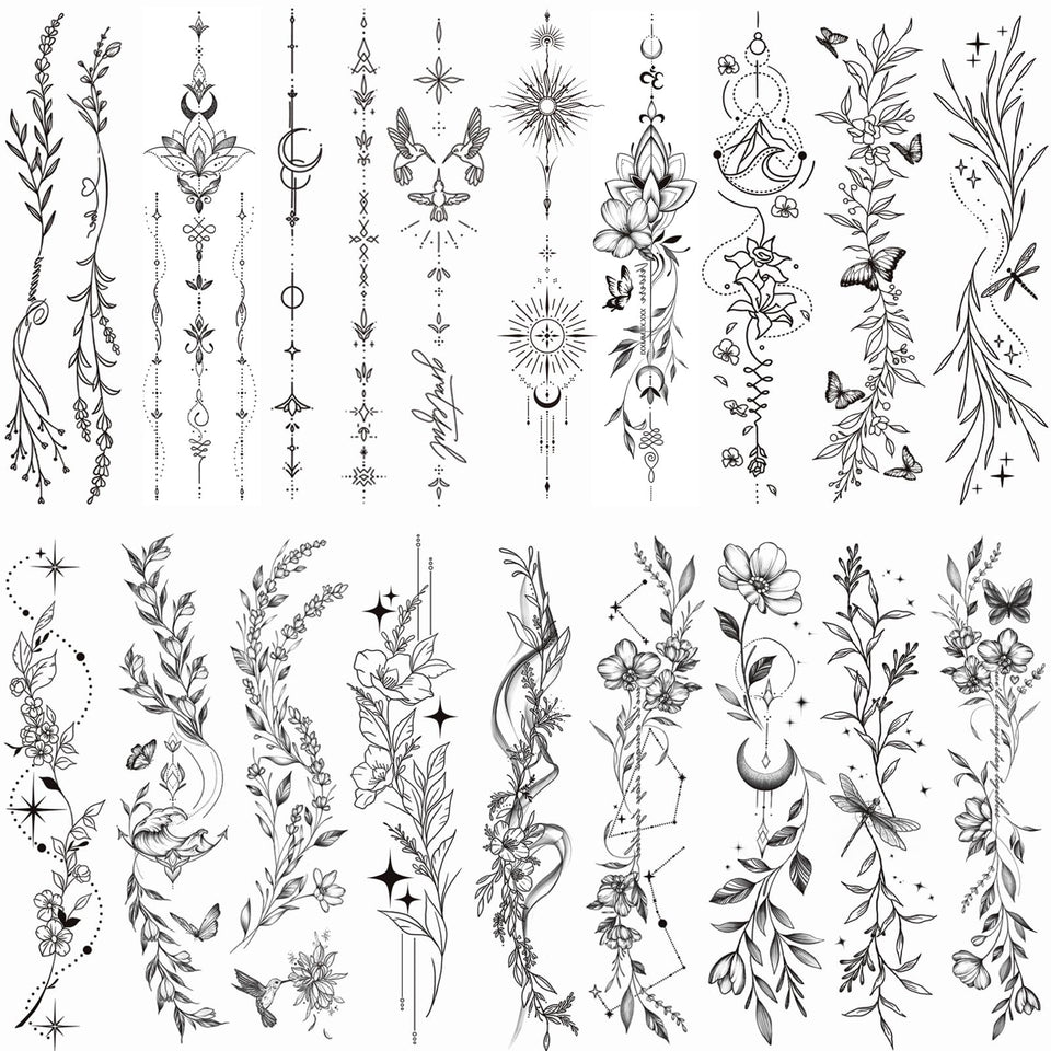 Tazimi front packaging showing 24 sheets and floral designs for easy choice