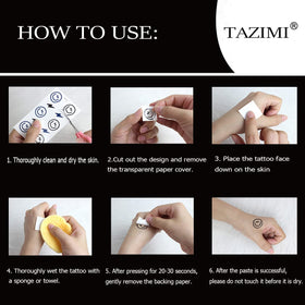 Tazimi lifestyle festival scene showing waterproof tattoos in use