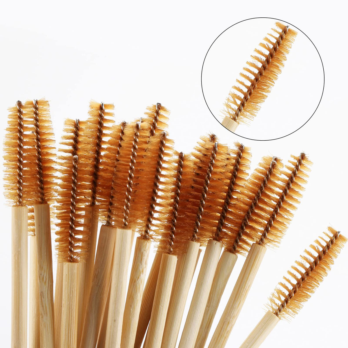 Tbestmax brush head detail showing tapered bristles for precise separation