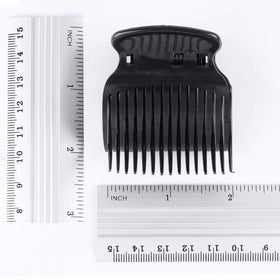 Tbestmax clips fastened to a hot roller holding curl for even setting