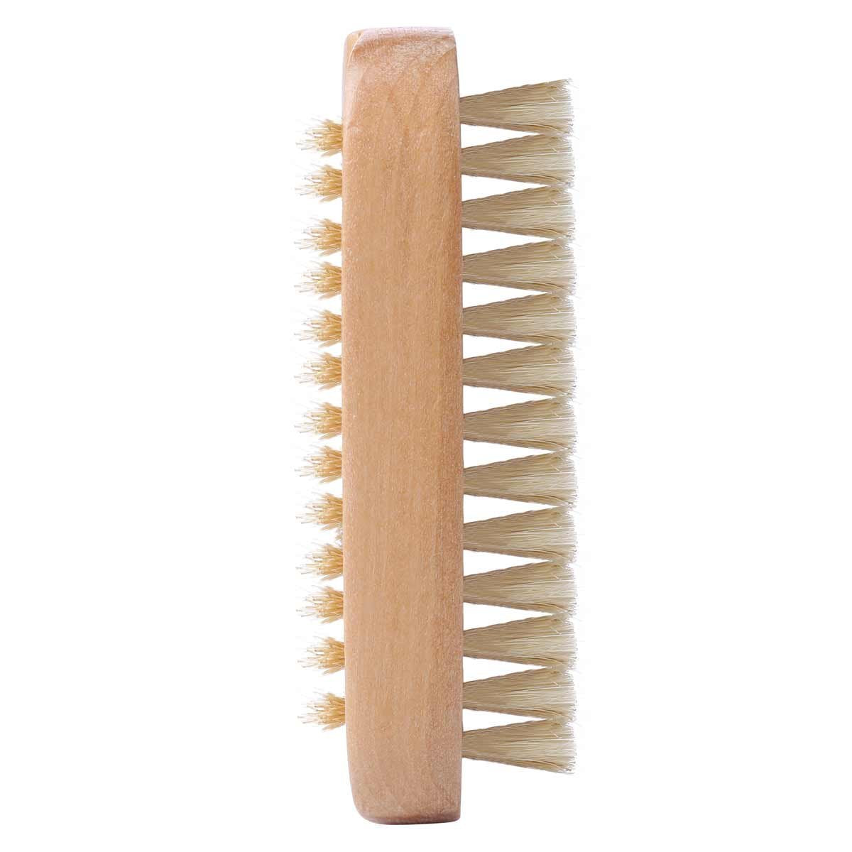 Tbestmax double-sided bristles view, one firm and one soft for versatility