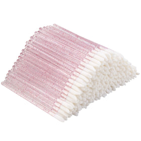 Tbestmax front packaging showing 300 pink disposable lip applicators, bulk convenience