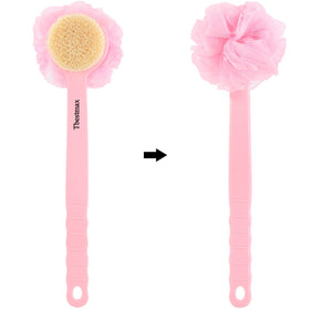 Tbestmax long handle anti-slip detail, secure grip for reaching back