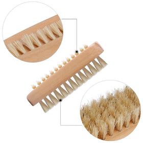 Tbestmax brush in use cleaning under fingernail, precise debris removal
