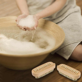Tbestmax brushing a pet paw gently, safe multipurpose cleaning