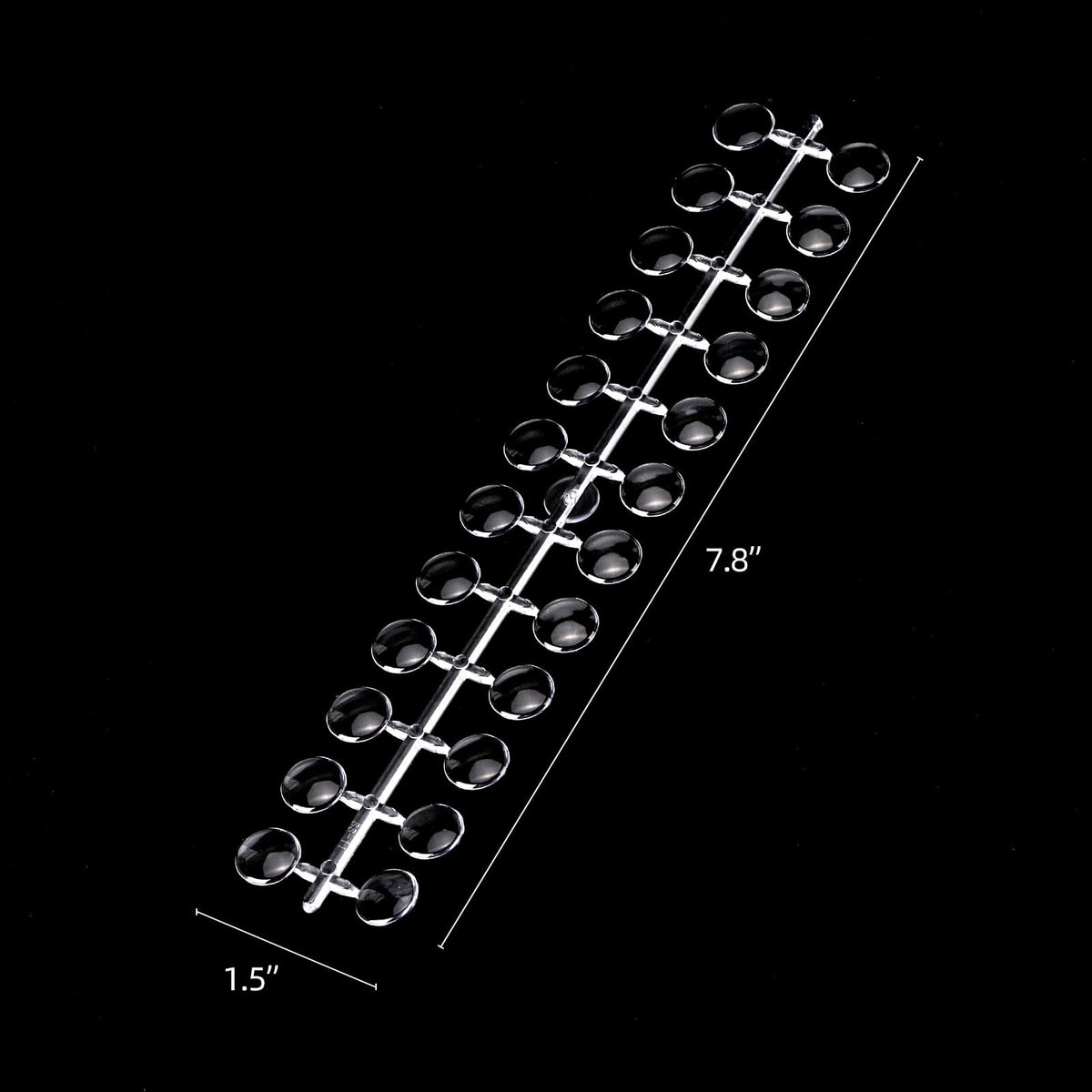 Tbestmax dot next to a ruler for scale to visualize size and plan storage efficiently