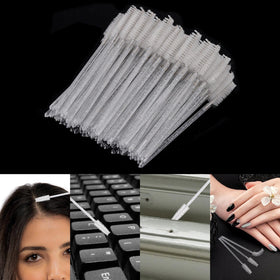 Tbestmax flexible brush head bent slightly to reach lashes and reduce tugging
