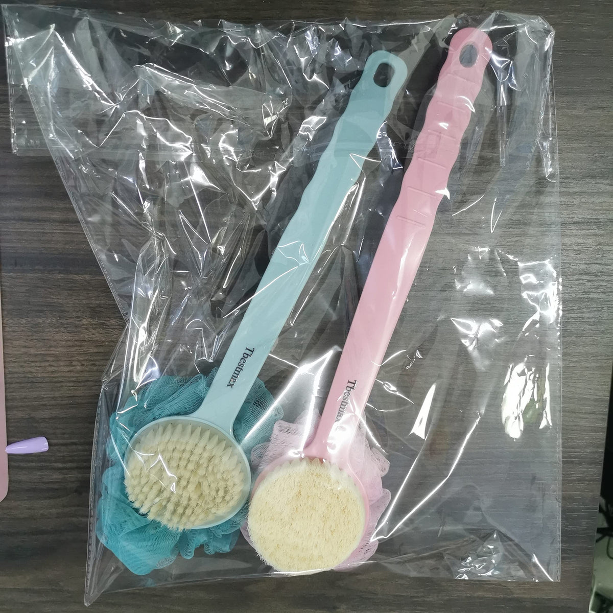 Tbestmax two-pack blue and pink together, convenient sharing and rotation