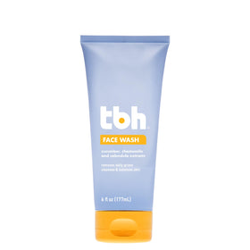 TBH front packaging showing gentle gel face wash and benefits