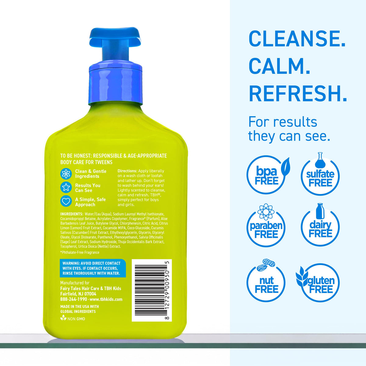 TBH close-up of citrus and sage extracts highlighting natural ingredient benefits