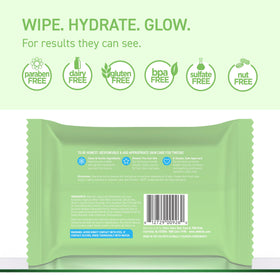 TBH close-up texture of wipe showing softness and gentle cleanse