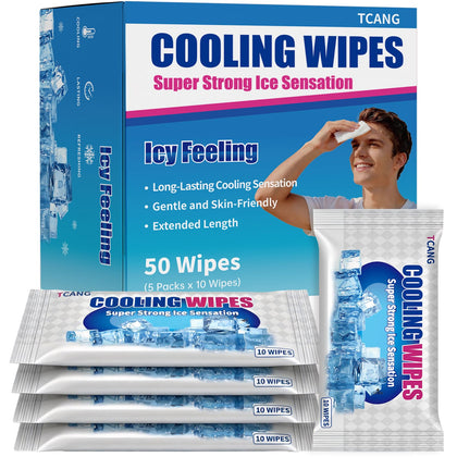 TCANG front packaging showing five-pack set and cooling benefit