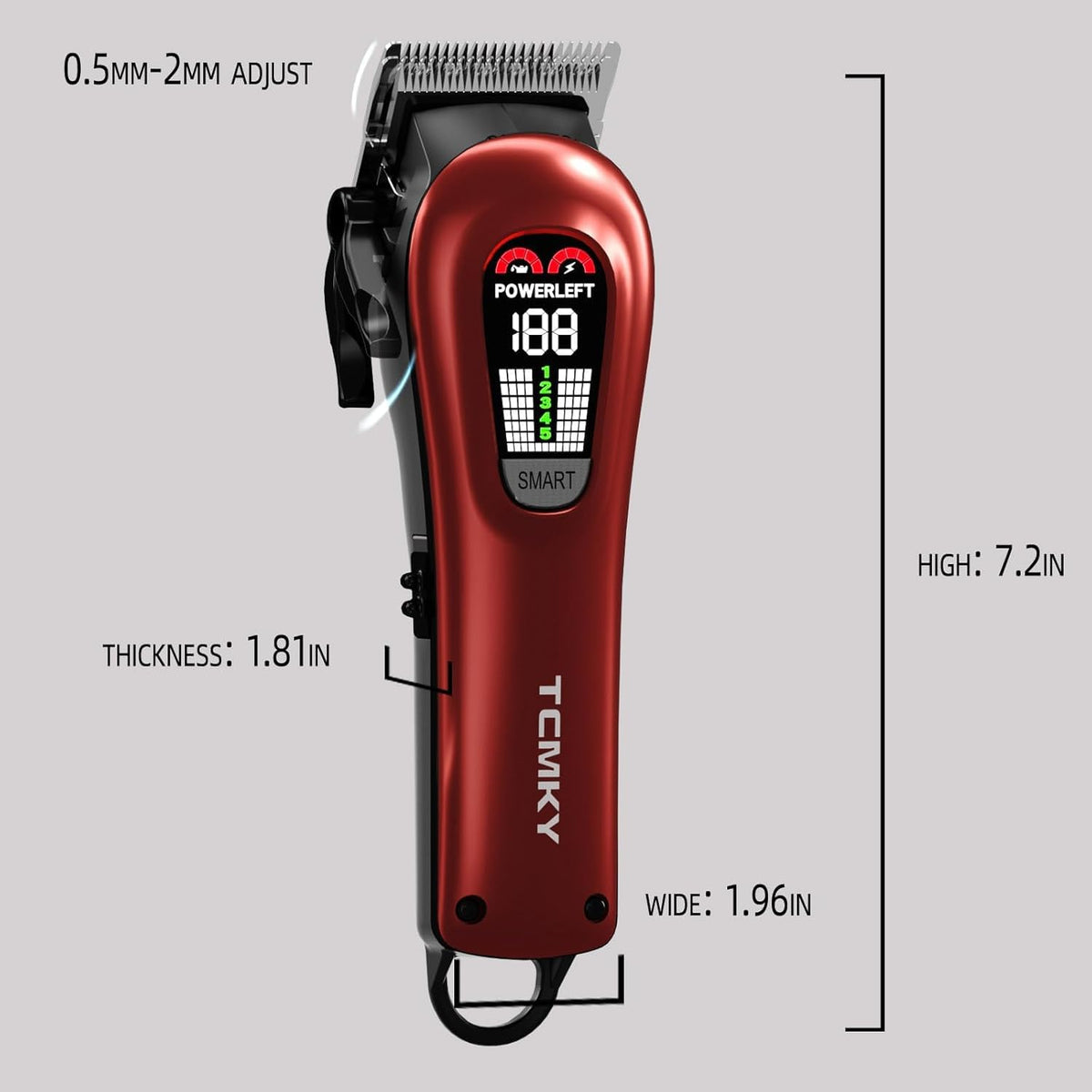 TCMKY handheld size comparison demonstrating compact, travel-friendly design