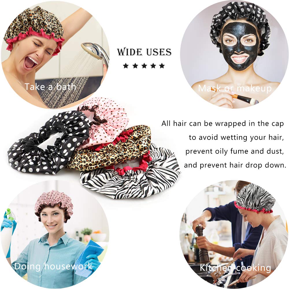 TCOTBE shower cap flatlay with toiletries showing travel and storage benefit