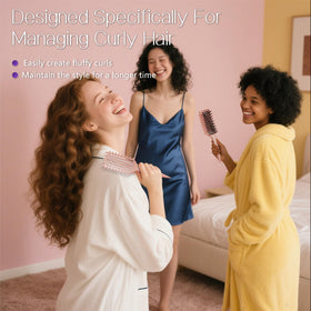 Tcsxady brush used on wet hair highlighting faster blow-dry performance