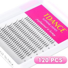 TDANCE close-up of foil strip highlighting easy peel-off and quick prep benefit