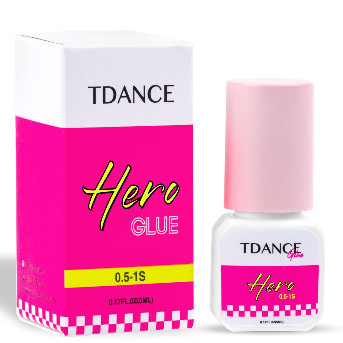 TDANCE front packaging showing 5ml bottle and professional branding benefits