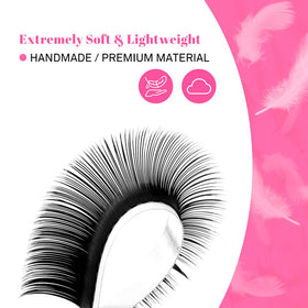 TDANCE technician picking lashes from tray during a salon application for speed