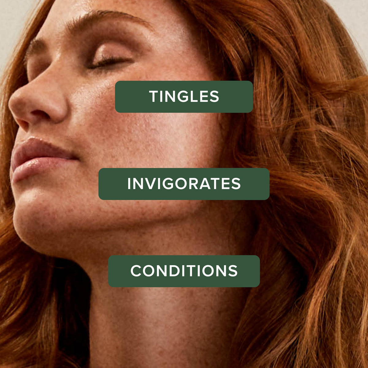 Tea Tree close-up texture of conditioner showing smooth creamy formula