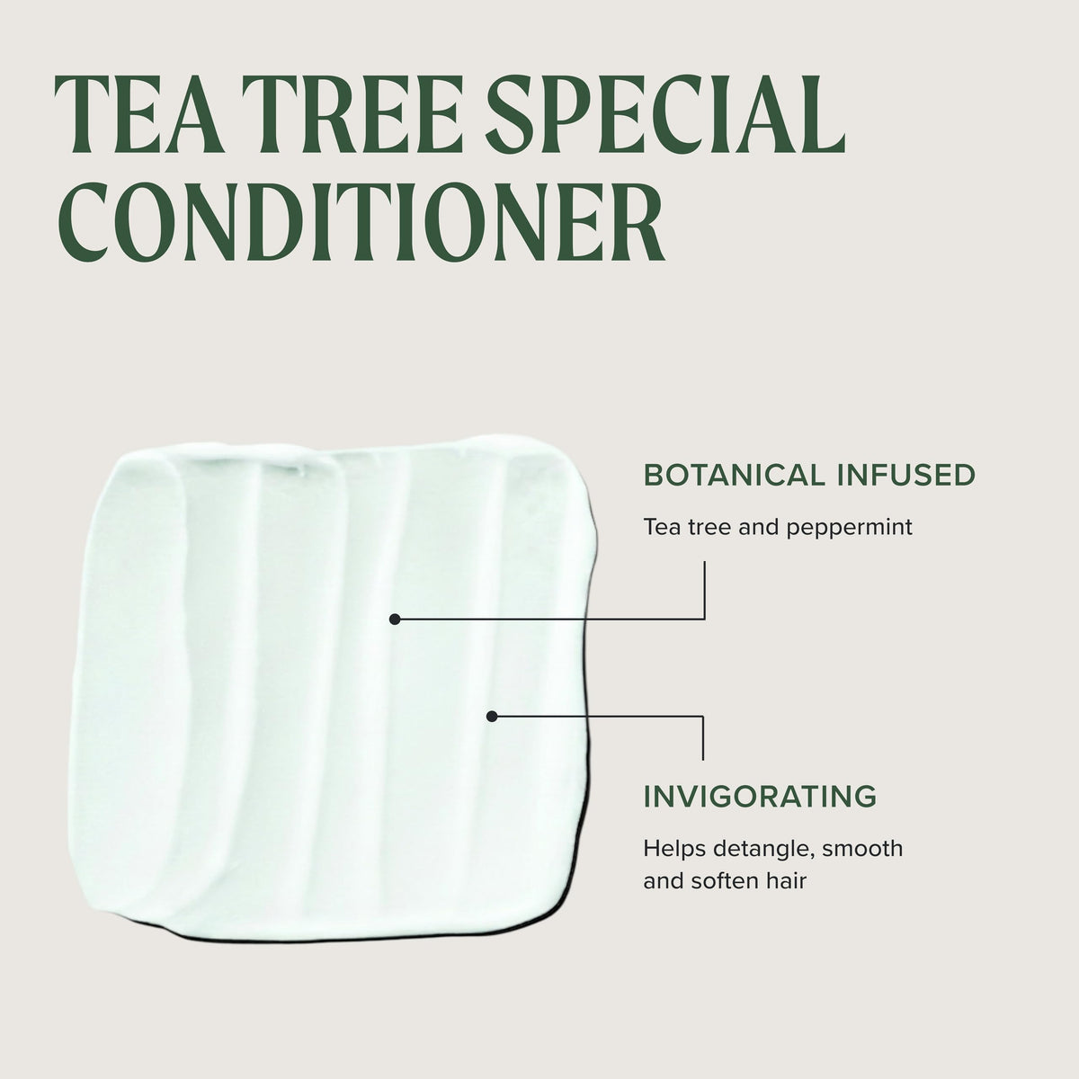 Tea Tree refill pouch beside bottle showing reduced-waste refill option benefit