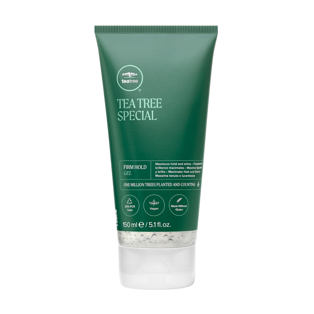 Tea Tree front packaging showing product and high-shine promise