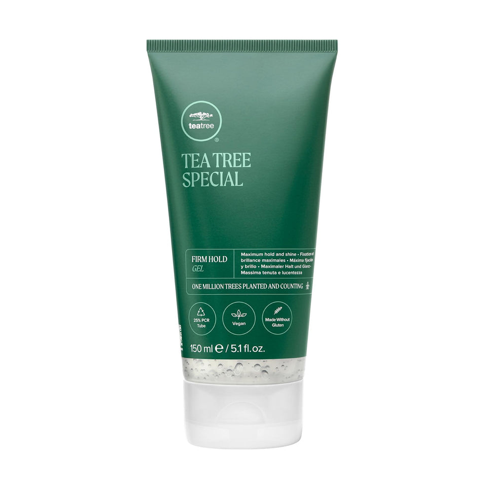 Tea Tree front packaging showing product and high-shine promise
