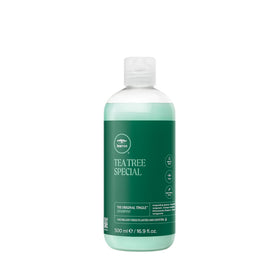 Tea Tree front bottle showing label and size for clear product identification and trust