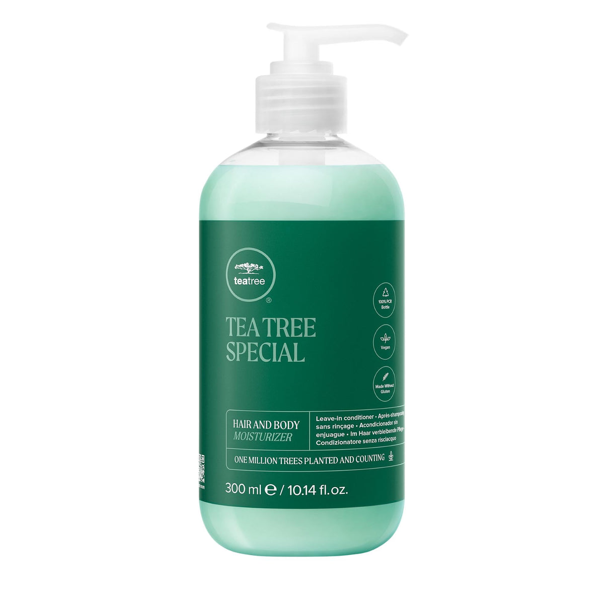 Tea Tree front packaging showing bottle and clear branding for easy identification