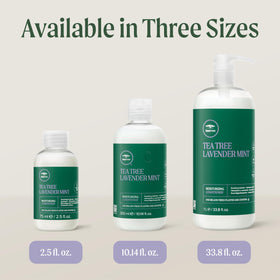 Tea Tree product styled in bathroom for lifestyle calm and daily use benefit
