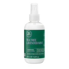 Tea Tree front packaging showing bottle and calming lavender scent benefit