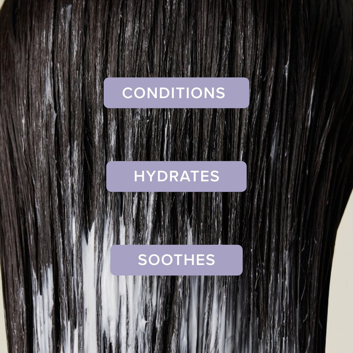 Tea Tree conditioner texture close-up highlighting creamy hydrating consistency