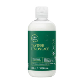 Tea Tree front bottle view showing label and size with volumizing benefit