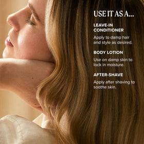 Tea Tree used on shaved neck, post-shave soothing and calming benefit