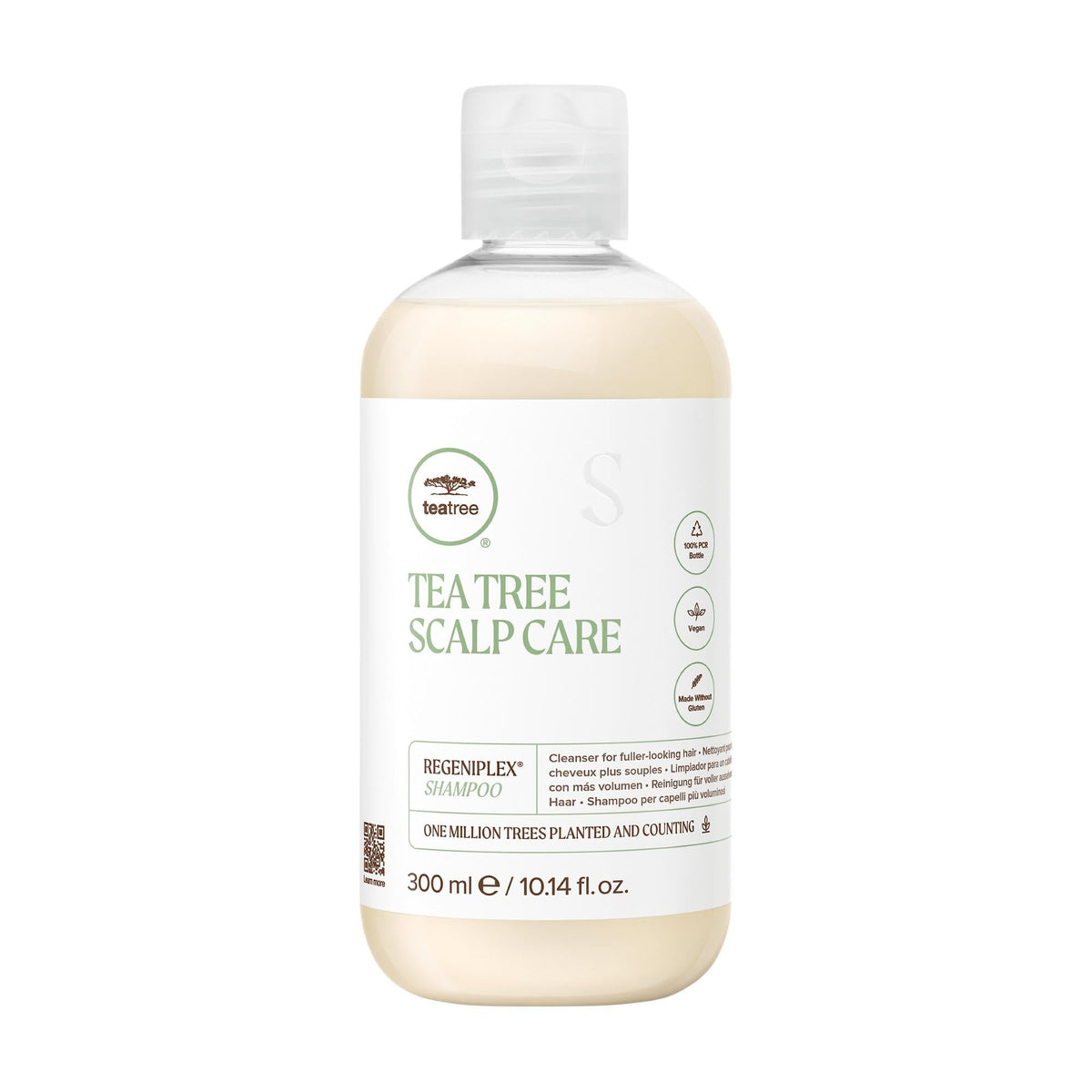 Tea Tree front bottle showing packaging and eco-design benefits