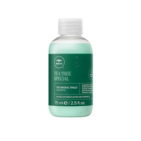 Tea Tree front packaging showing brand and travel-friendly size for scalp refresh