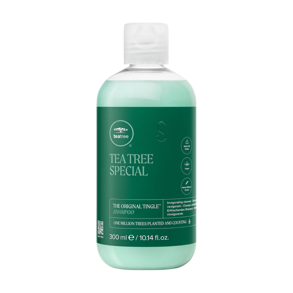 Tea Tree front packaging showing bottle and brand for clear product identification