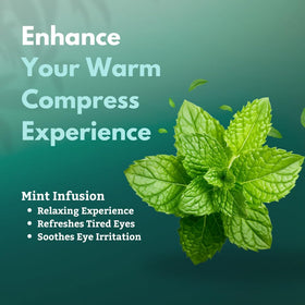 TearRestore open mask showing inner moist-heat layer and safe fit