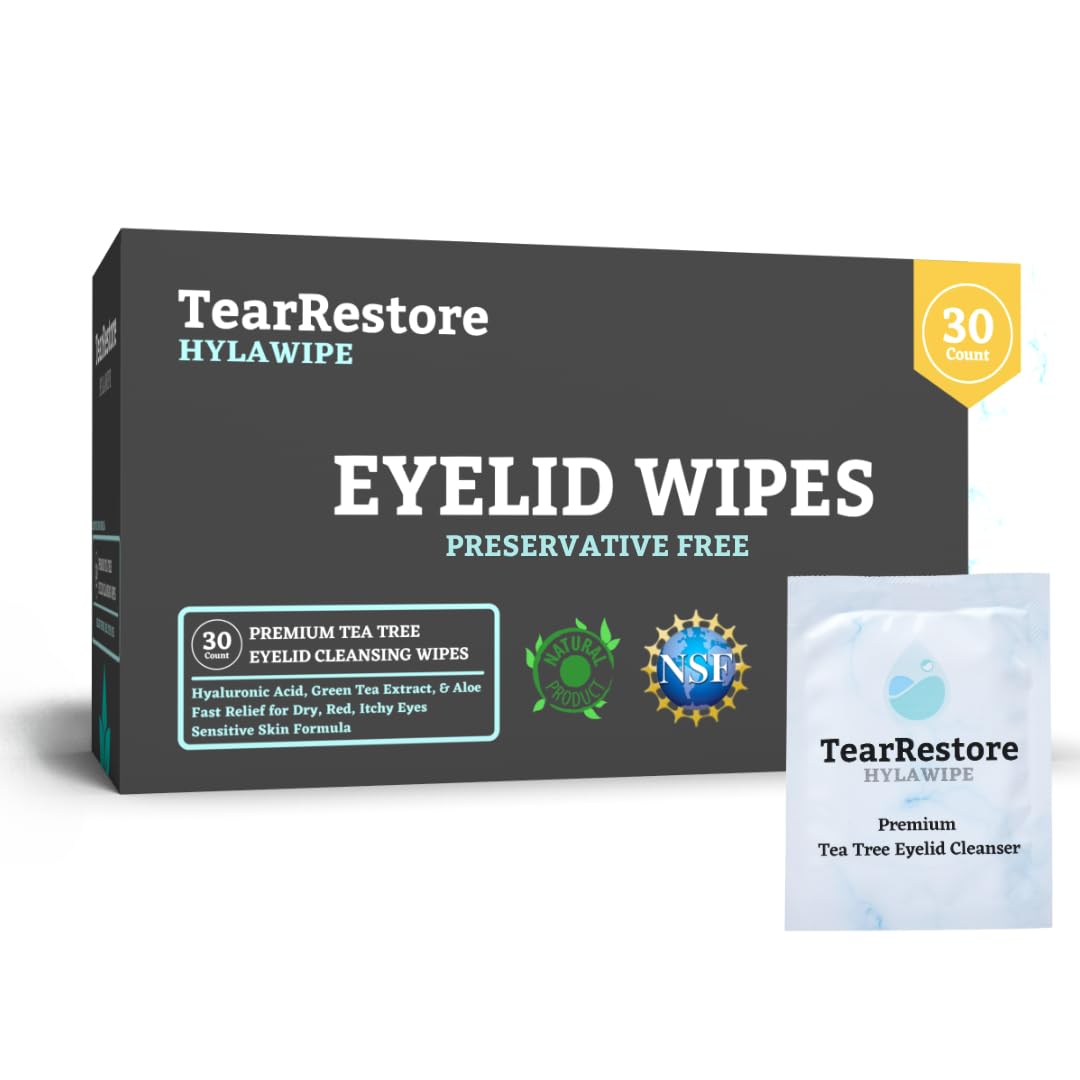 TearRestore front packaging showing product name and 30-count benefit
