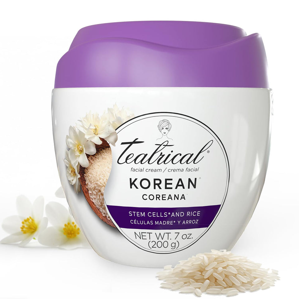 TEATRICAL front packaging showing 7 oz jar and label for daily hydration