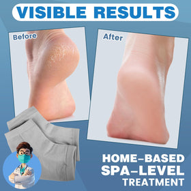 TEAWOO close-up of moisturizing gel heel lining delivering continuous hydration