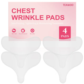 TEAWOO front packaging showing four chest pads and branding, clear benefit visible