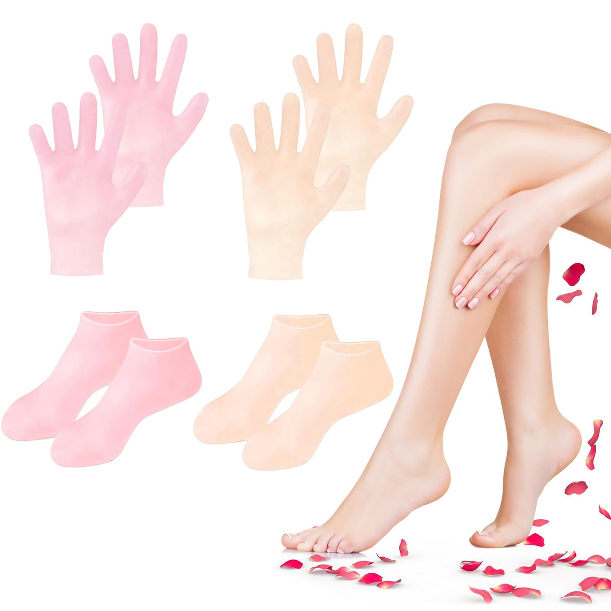 TEAWOO front packaging showing four silicone liners, convenient at-home care