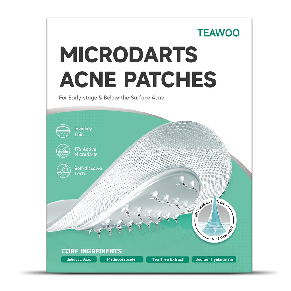 TEAWOO front packaging showing 72-count value set and sachets for convenience