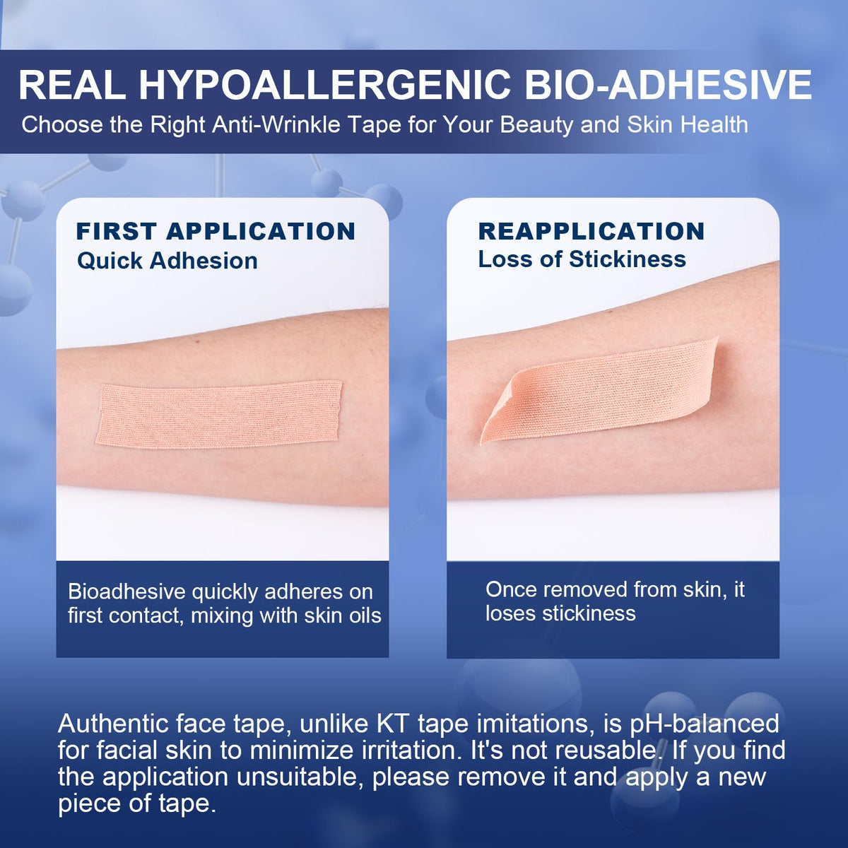 TEAWOO product label close-up showing medical-grade adhesive detail