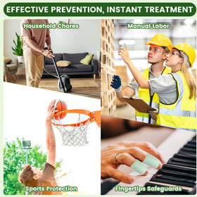 TEAWOO lifestyle image of protected hands gardening, prevents new cracking